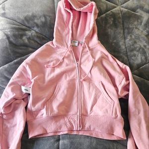 Brand New TNA Sweatfleece boyfriend fit hoodie